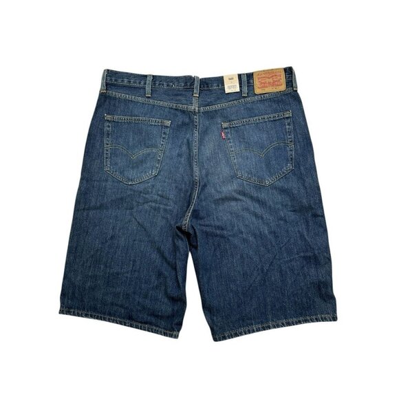 Levi's 469 Sz 40 Shorts Mens Loose Blue Denim 100% Cotton 12” Inseam New NWT - Picture 3 of 11